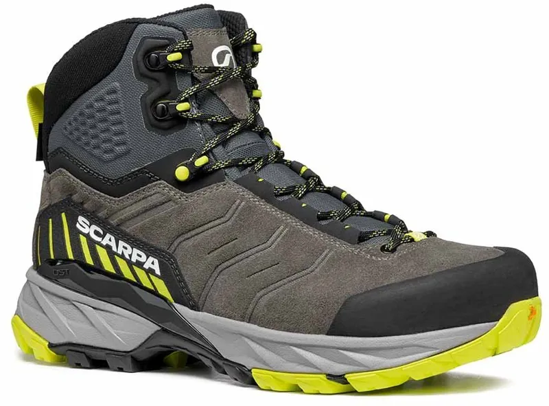 Scarpa Mens Rush TRK GTX Boots - Titanium-Lime